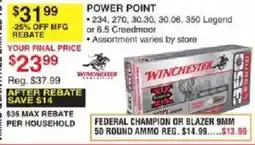 Dunham's Sports Winchester Power Point offer