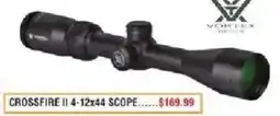 Dunham's Sports Vortex Crossfire II 4-12x44 Scope offer