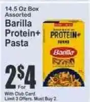 Key Food Barilla Protein+ Pasta offer