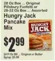 Key Food Hungry Jack Pancake Mix offer