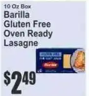 Key Food Barilla gluten free oven ready lasagne offer
