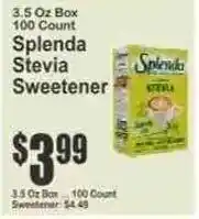 Key Food Splenda Stevia Sweetener offer