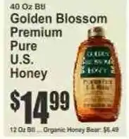 Key Food Golden Blossom Premium Pure U.S. Honey offer