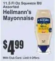 Key Food Hellmann's Mayonnaise offer