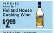 Key Food Holland House Cooking Wine offer