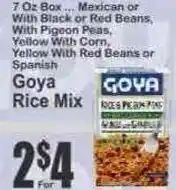 Key Food Goya rice mix offer