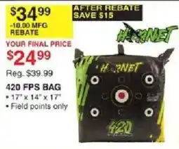 Dunham's Sports Hornet 420 fps bag offer