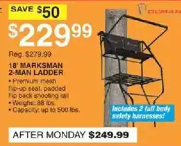 Dunham's Sports Olman 18' Marksman 2-Man Ladder offer