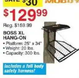 Dunham's Sports Mobil boss xl hang-on offer