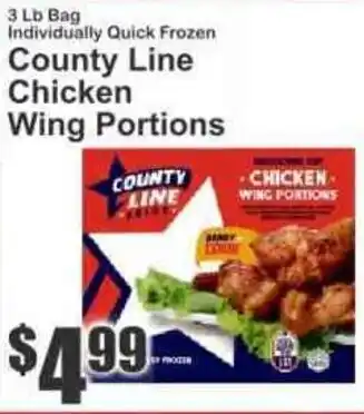 County Line Chicken Wing Portions