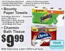 Key Food Bounty Paper Towels offer