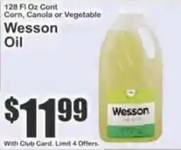 Key Food Wesson Oil offer