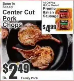 Key Food Bone In Sliced Center Cut Pork Chops offer