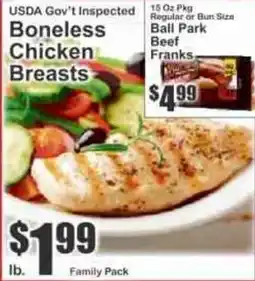 Key Food Boneless Chicken Breasts offer