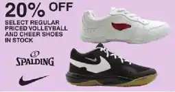 Dunham's Sports Spalding volleyball and cheer shoes offer