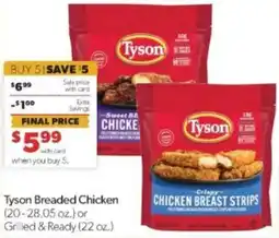Family Fare Tyson breaded chicken offer