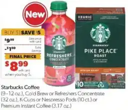 Family Fare Starbucks Coffee offer