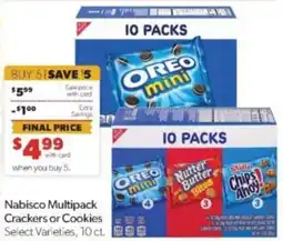 Family Fare Nabisco Multipack Crackers or Cookies offer