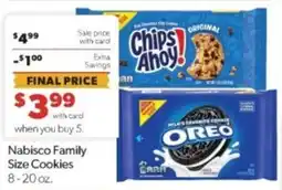 Family Fare Nabisco Family Size Cookies offer