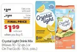 Family Fare Crystal Light Drink Mix offer