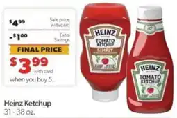 Family Fare Heinz Tomato Ketchup offer
