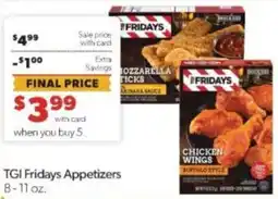 Family Fare Tgi Fridays appetizers offer
