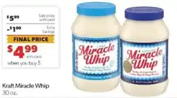 Family Fare Kraft miracle whip offer