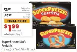 Family Fare SuperPretzel Soft Pretzels offer