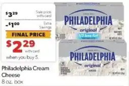 Family Fare Philadelphia Cream Cheese offer