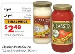 Family Fare Classico Pasta Sauce offer