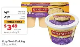 Family Fare Kozy Shack Pudding offer