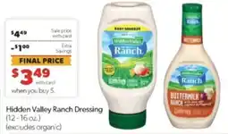 Family Fare Hidden Valley Ranch Dressing offer