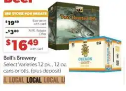 Family Fare Bell's Brewery Select Varieties offer