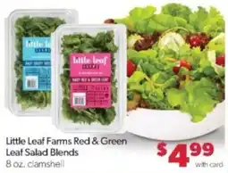 Family Fare Little Leaf Farms Red & Green Leaf Salad Blends offer