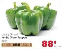 Family Fare Jumbo Green Peppers offer