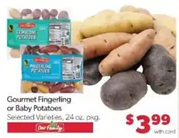 Family Fare Our Family Gourmet Fingerling or Baby Potatoes offer
