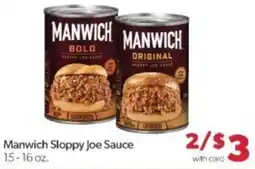 Family Fare Manwich sloppy joe sauce offer