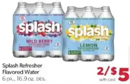 Family Fare Splash Refresher Flavored Water offer
