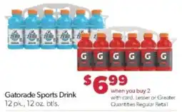 Family Fare Gatorade Sports Drink offer