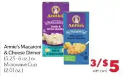 Family Fare Annie's Macaroni & Cheese Dinner offer
