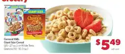 Family Fare General Mills Giant Size Cereal offer