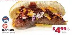 Family Fare Brat Shop Brat of the Week offer