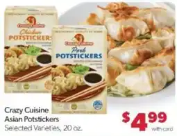 Family Fare Crazy Cuisine Asian Potstickers offer