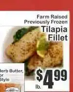 Key Food Tilapia Fillet offer