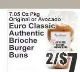 Key Food Euro Classic Authentic Brioche Burger Buns offer