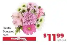 Family Fare Fresh & Pint Fresh Presto Bouquet offer