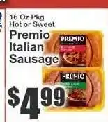 Key Food Premio Italian Sausage offer