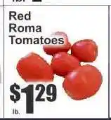 Key Food Red Roma Tomatoes offer