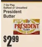Key Food Président Butter offer