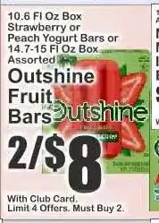 Key Food Outshine Fruit Bars offer